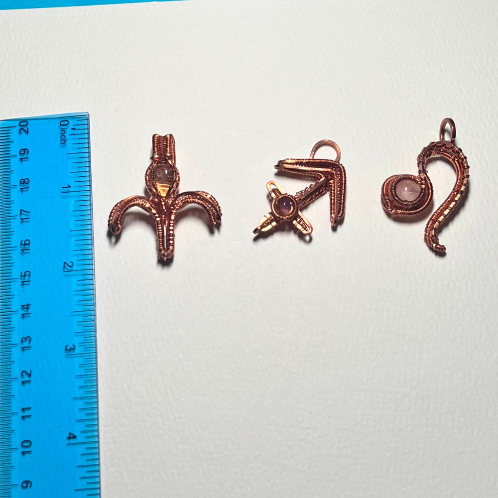 Image of Fire Sign Zodiac Necklaces