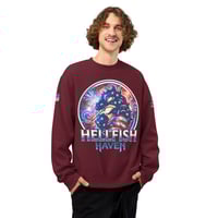 Image 18 of Oversized USA 250 Patriotic Hellfish Haven heavyweight sweatshirt