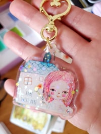 Image 2 of Home sweet home Keychain charm 