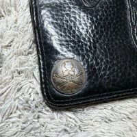 Image 5 of Roen Triple Skull Patch Leather Wallet