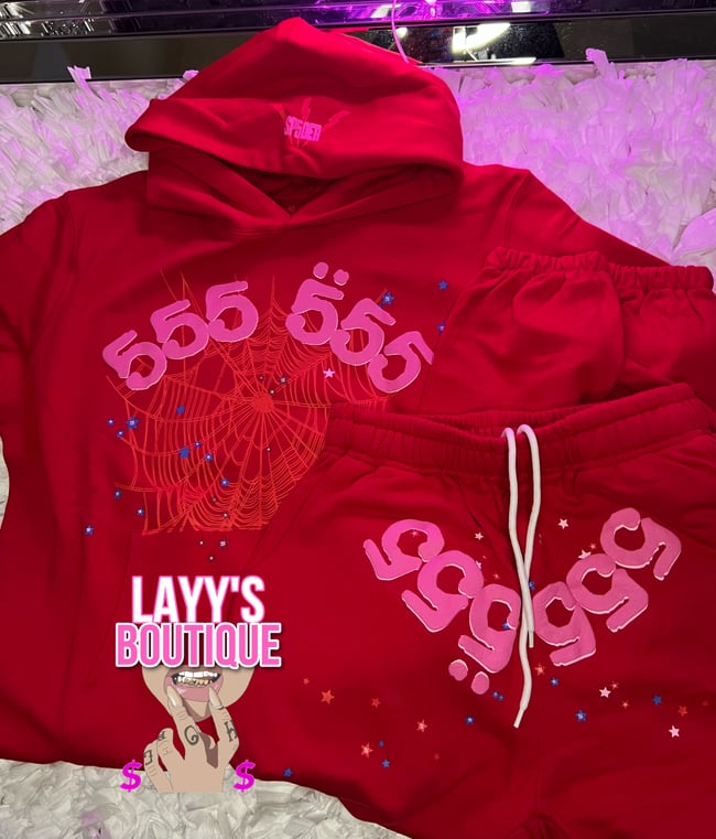 Red Sp5der Set | Layys Closet