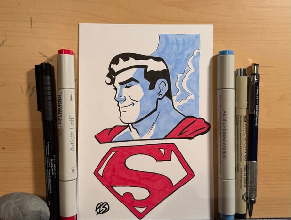 Image of Superman Sketch 