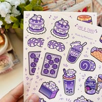 Image 3 of Ube | Fruit Dessert Sticker Sheet