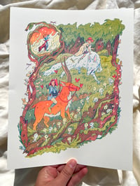 Image 1 of Princess Mononoke Riso Print