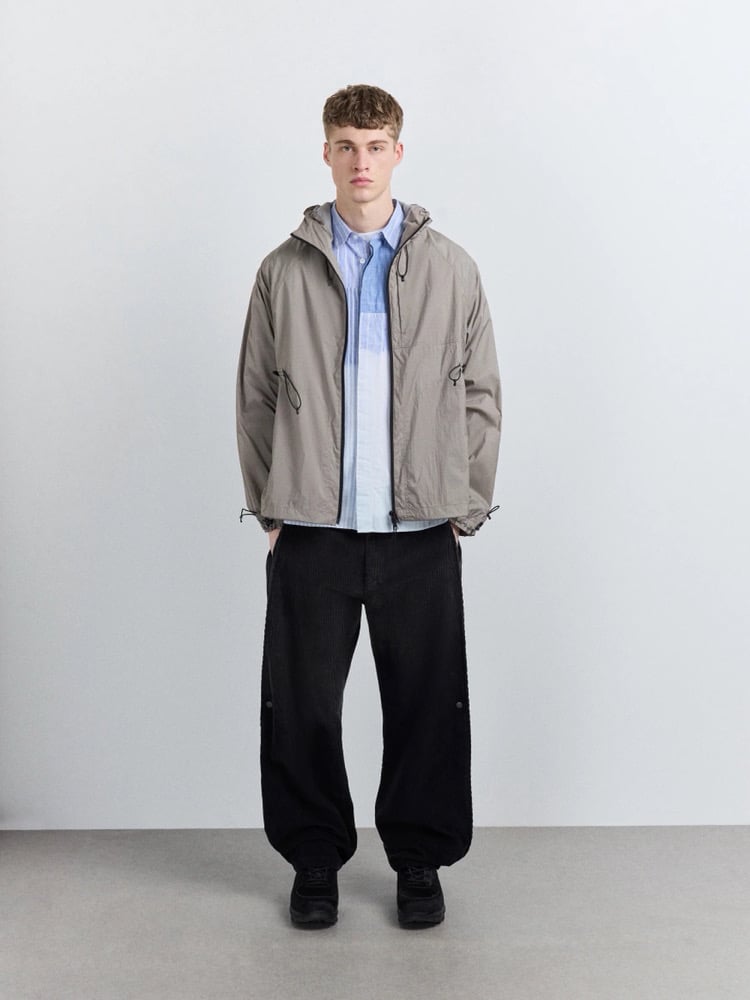 Image of A COLD WALL BALFRON HOODED JACKET SHALE