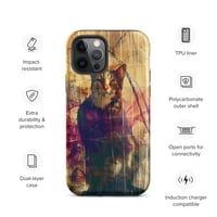 Image 13 of Beautiful Colorful Oil Painting Tabby Cat Inspired Tough Case for iPhone®