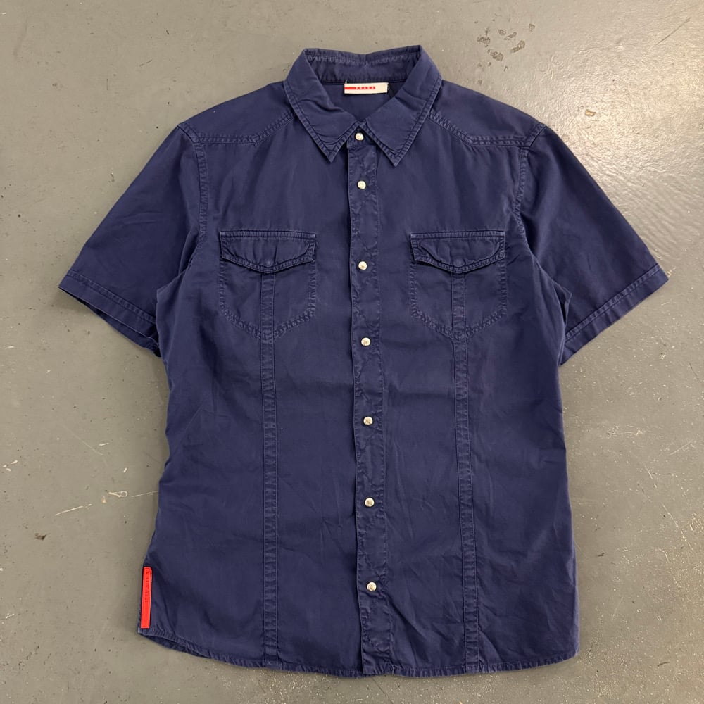 Image of Women's Prada Sport short sleeve shirt, size large