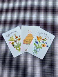 Image 1 of 3 Hand painted cards of your choice 