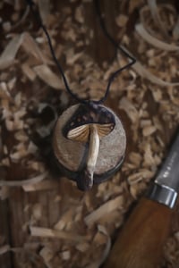 Image 1 of Burnt mushroom Pendant 