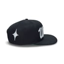 Image 2 of Worthy Script Snapback Hat Black