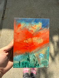 Image 2 of “Late August” oil on wood 5 x 7 inches 