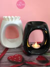 White ceramic Paris wax burner 