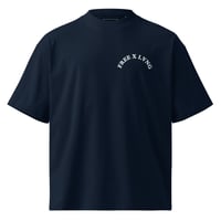 Image 1 of Free X Wave Unisex organic OVERSIZED high neck t-shirt