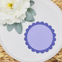 CIRCLE SCALLOPED BANNER 479