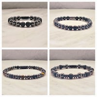 Image 1 of The Black Mix Magnetic Bracelet Collection