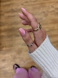 Image 1 of Diamond and Ruby Wishbone