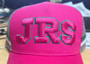 Pink JRS mid peak trucker cap