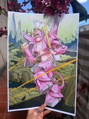 Image of Pink Robot