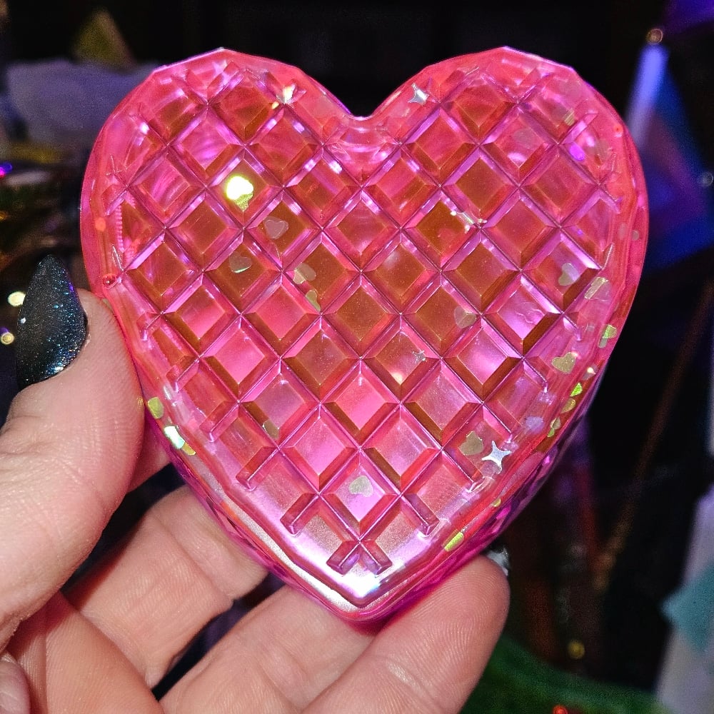 Image of Neon Pink Heart Box 2