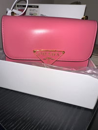 Image 1 of P to the A Pink & Gold Crossbody 