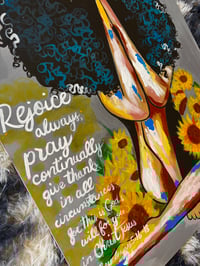 Image 3 of “Prayer Queen” Original Canvas Painting