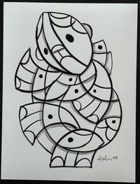 Image 1 of Ink & Brush Sketch Q