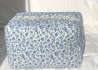 Image 1 of Blue floral bag (large) 