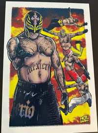 Image 1 of HIGH FLYING REY Art Print