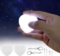 Image 1 of 2Pc Purse Glow Heart Light LED Automatic Sensor Purse Touch Activated  Handbag Night Light 