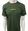 Neal T-Shirt in Bottle Green/Yellow 