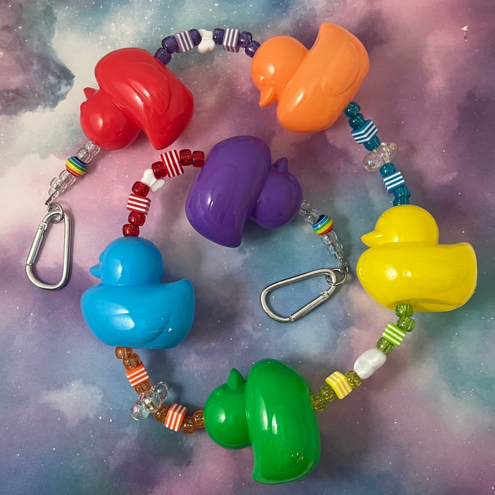 Image of Pride Kandi Belt Chain Accessory Wallet Chain