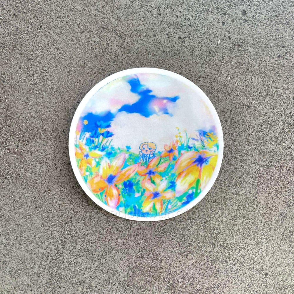 Image of jimin garden marching band art print + sticker