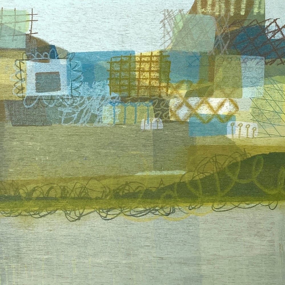 Image of Patchwork Fields - Print Block