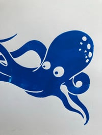 Image 5 of 'A Little Swept Up' blockprints