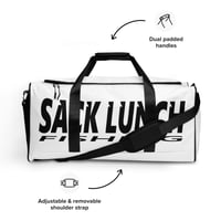 Image 4 of White Duffle bag