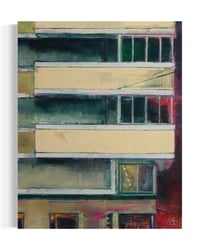 Image 5 of Painting / maleri / "Christianshavn – Malerdrømme og tankestreger – Lagkagehuset" / 80x100 cm