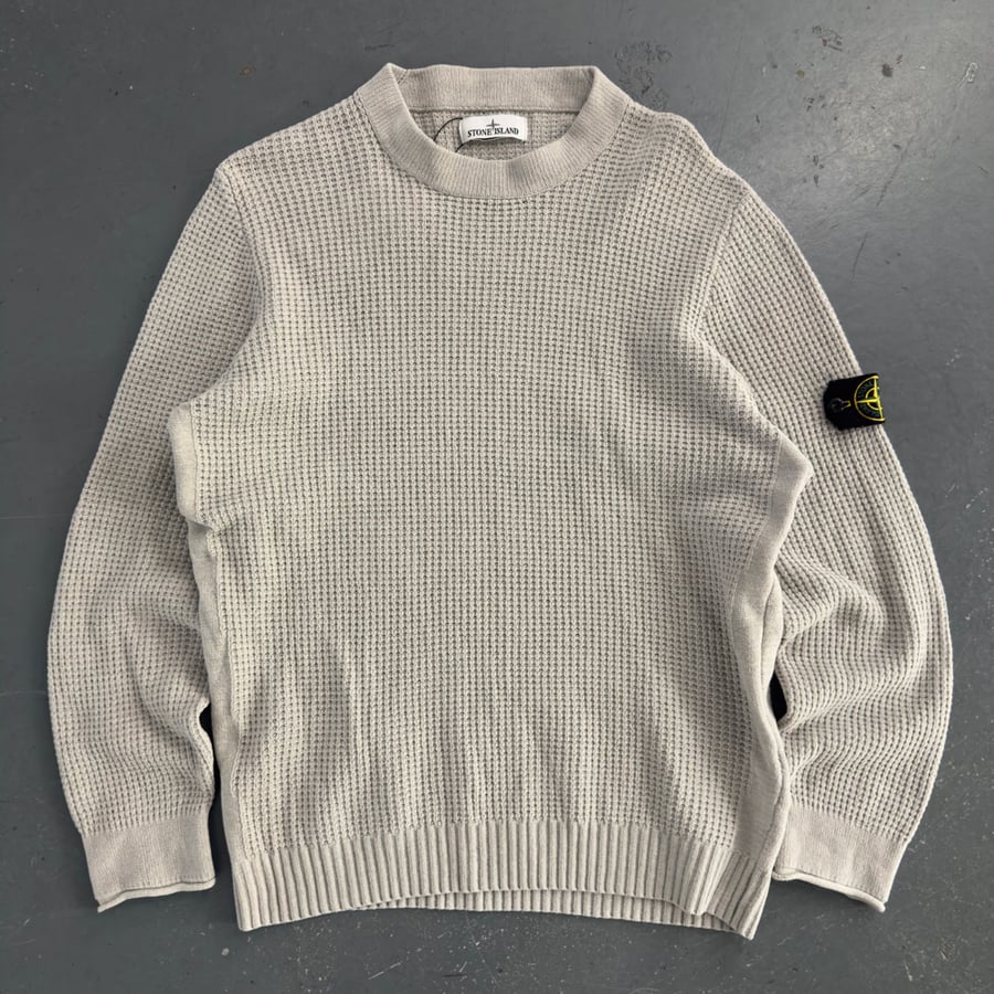 Image of 2025 Stone Island waffle sweatshirt, size XL