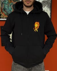 Image 5 of Two flames zip hoodie