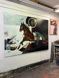 Image 3 of Painting / maleri / “Life in a circus” / 140x195 cm