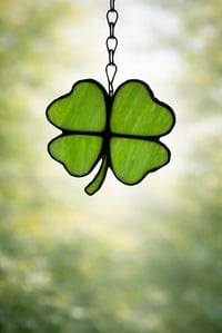 Image 3 of Lucky Four Leaf Clover Suncatcher