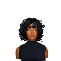 Image 1 of Amara | Voluminous Curly Bob Wig
