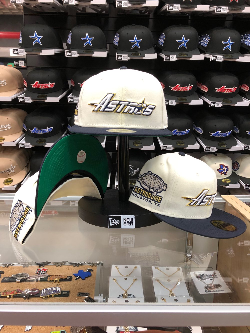 New Era 5950 Chrome Gold Astrodome