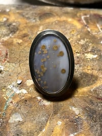 Image 1 of Polka Dot Chalcedony Ring