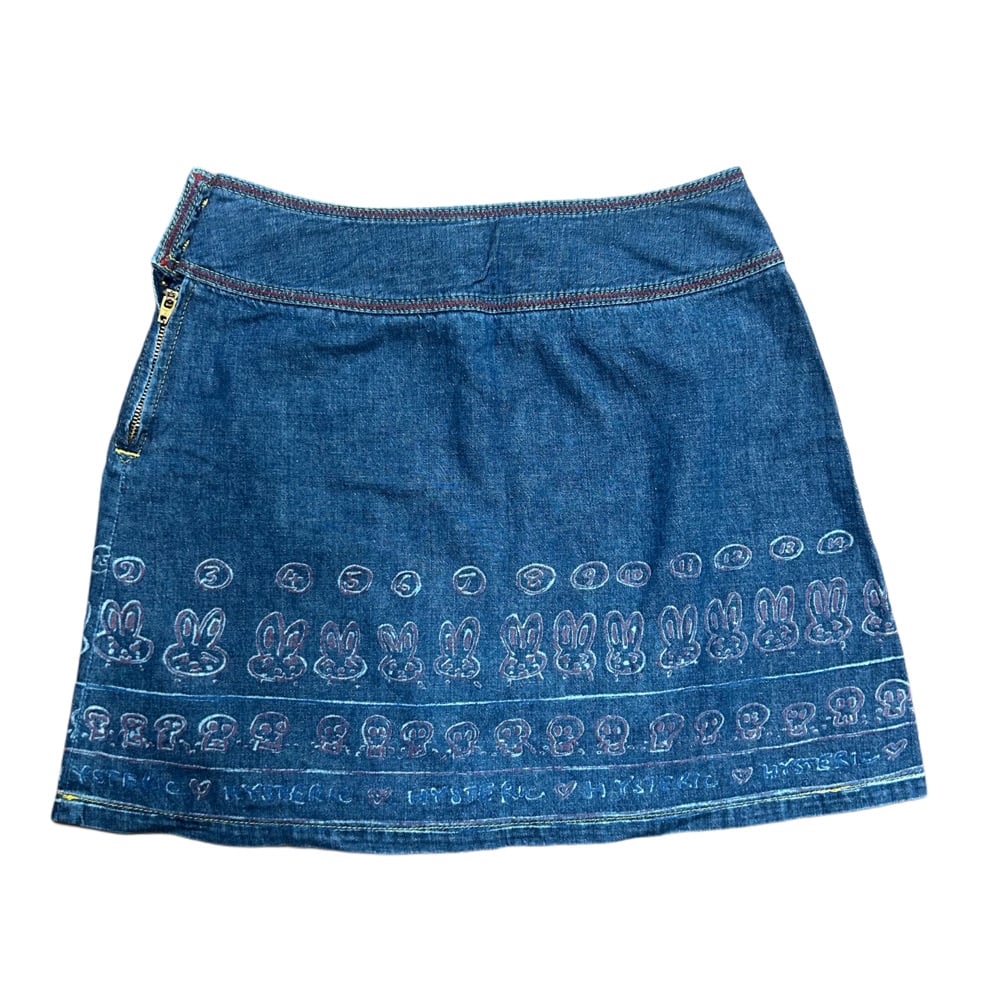 Hysteric Glamour bunny denim skirt | dirt fruits