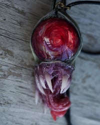 Image 4 of Twisted tongue pendant, Red Eye, ooak