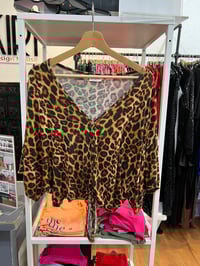 Image 1 of leopard top