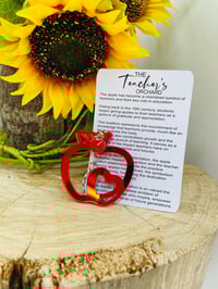 Image 1 of Teachers Apple Keyring