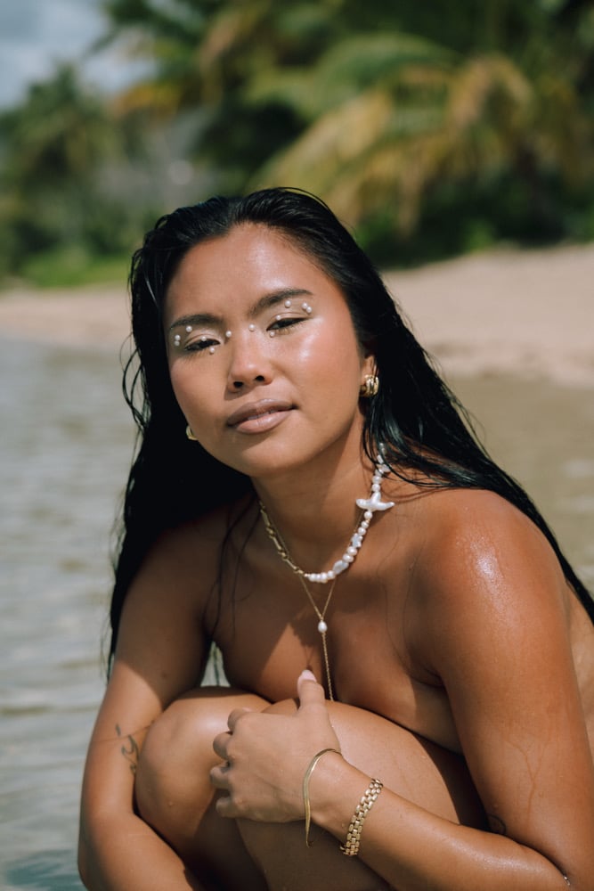 Image of Mixed pearl necklace 