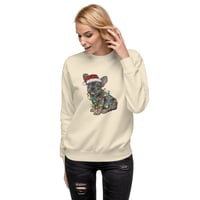 Image 18 of Frenchie Xmas Lights Crewneck