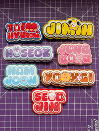 Image 3 of BTS Bias Lightstick Name Signs - 2 Variations